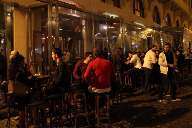 Uruguay Street on Friday Night 